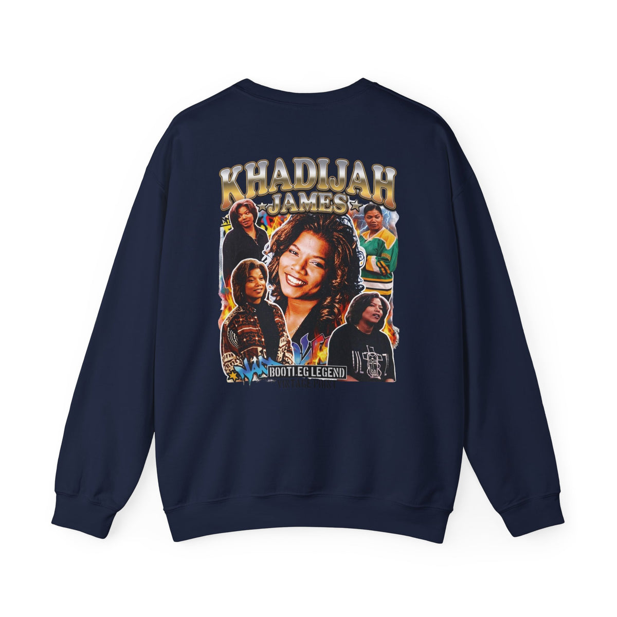 Khadijah James Vintage TV Tribute—Living Single Retro Graphic Crewneck Sweatshirt