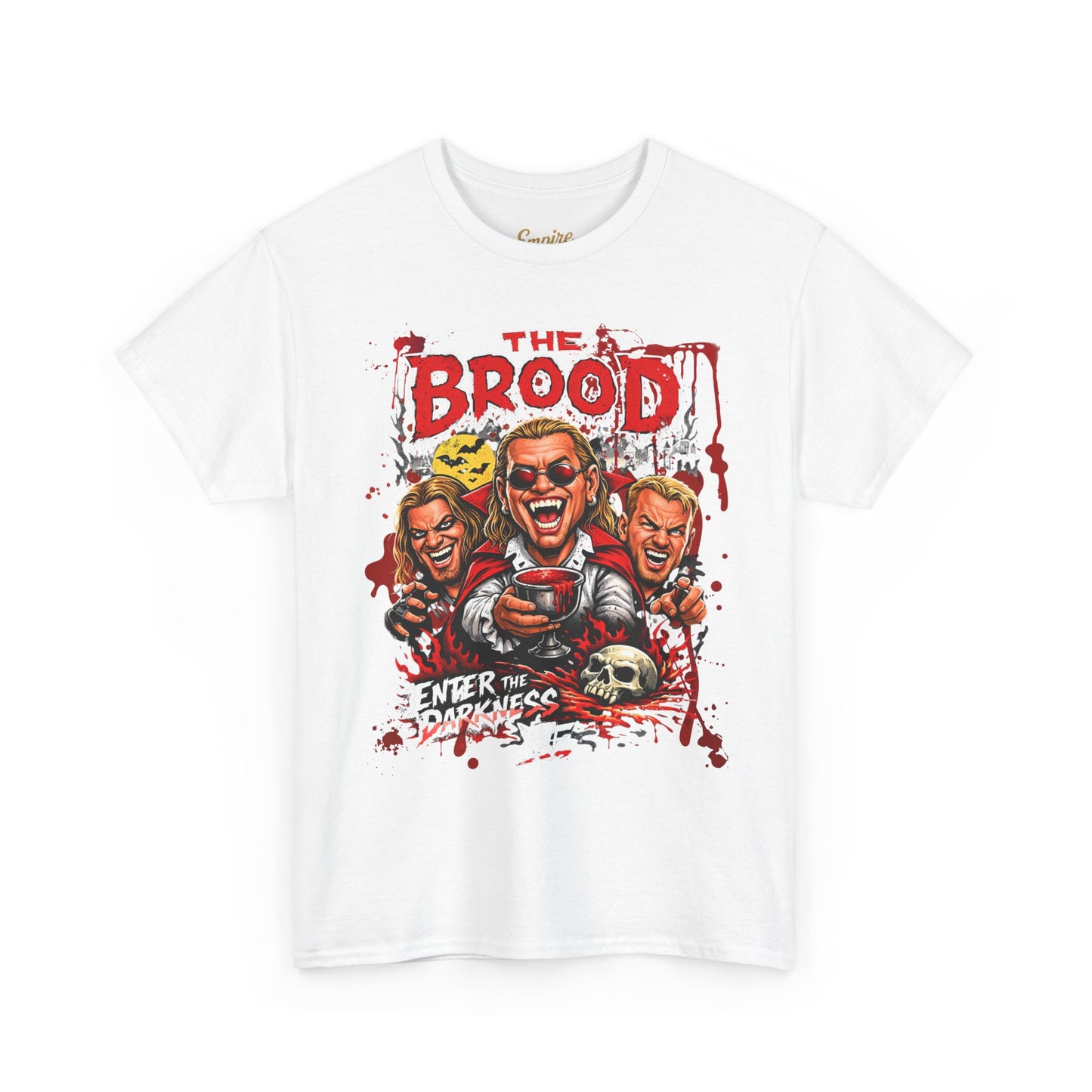 The Brood Horror Band Tee — “Enter the Darkness” Graphic T-Shirt