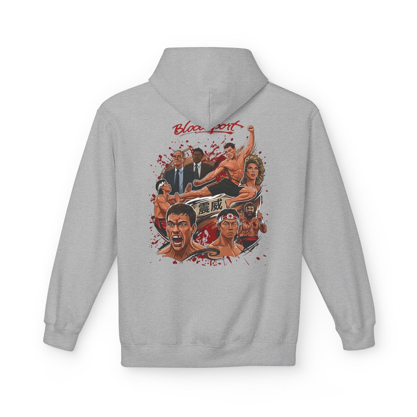 Bloodsport Vintage Collage Graphic Hoodie
