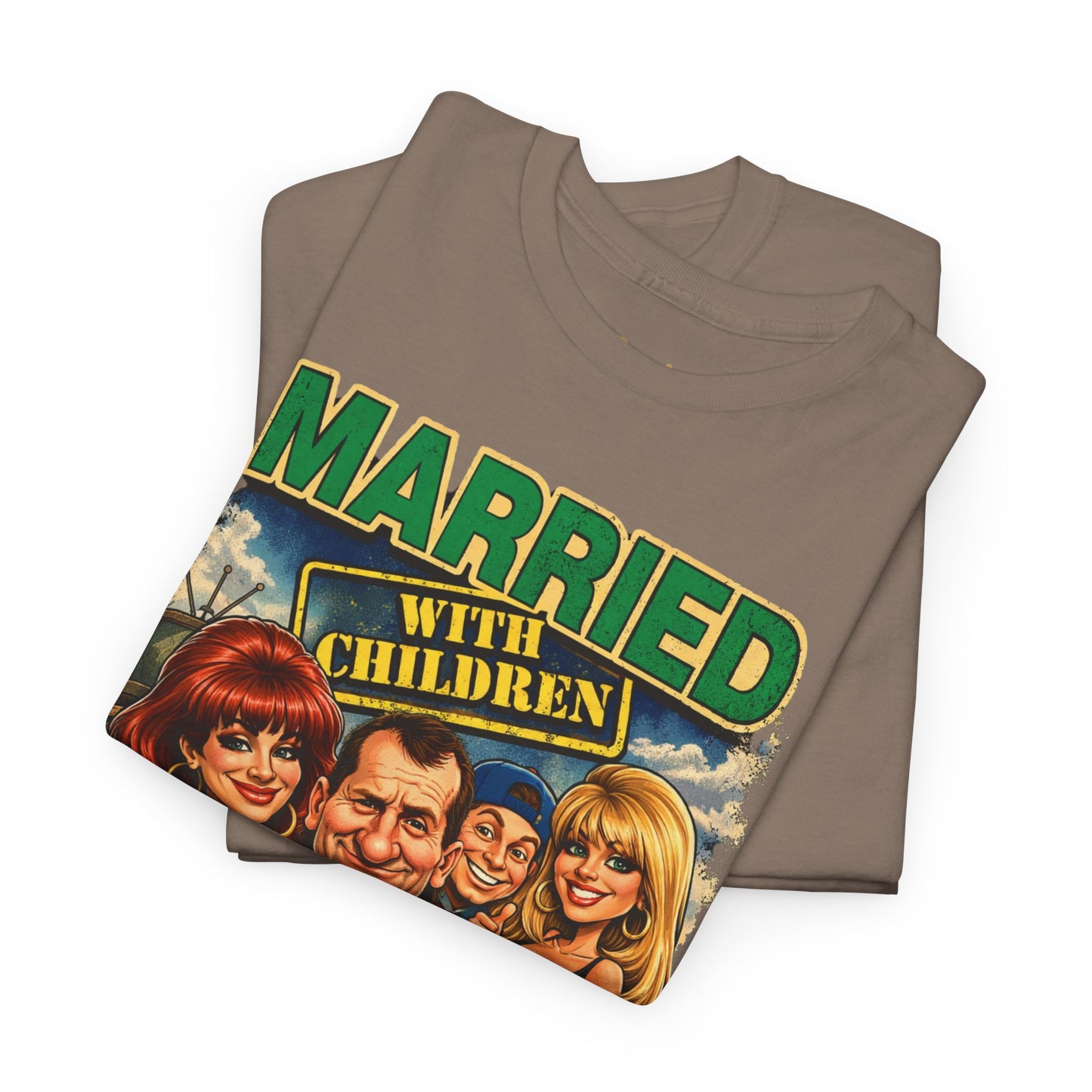Married with Children Retro TV Tee — Vintage Sitcom Graphic Shirt