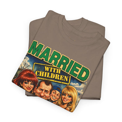 Married with Children Retro TV Tee — Vintage Sitcom Graphic Shirt