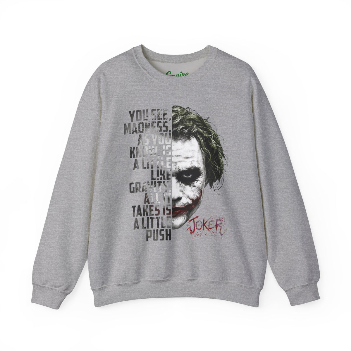 The Clown "You See Madness" Graphic Pullover Sweatshirt
