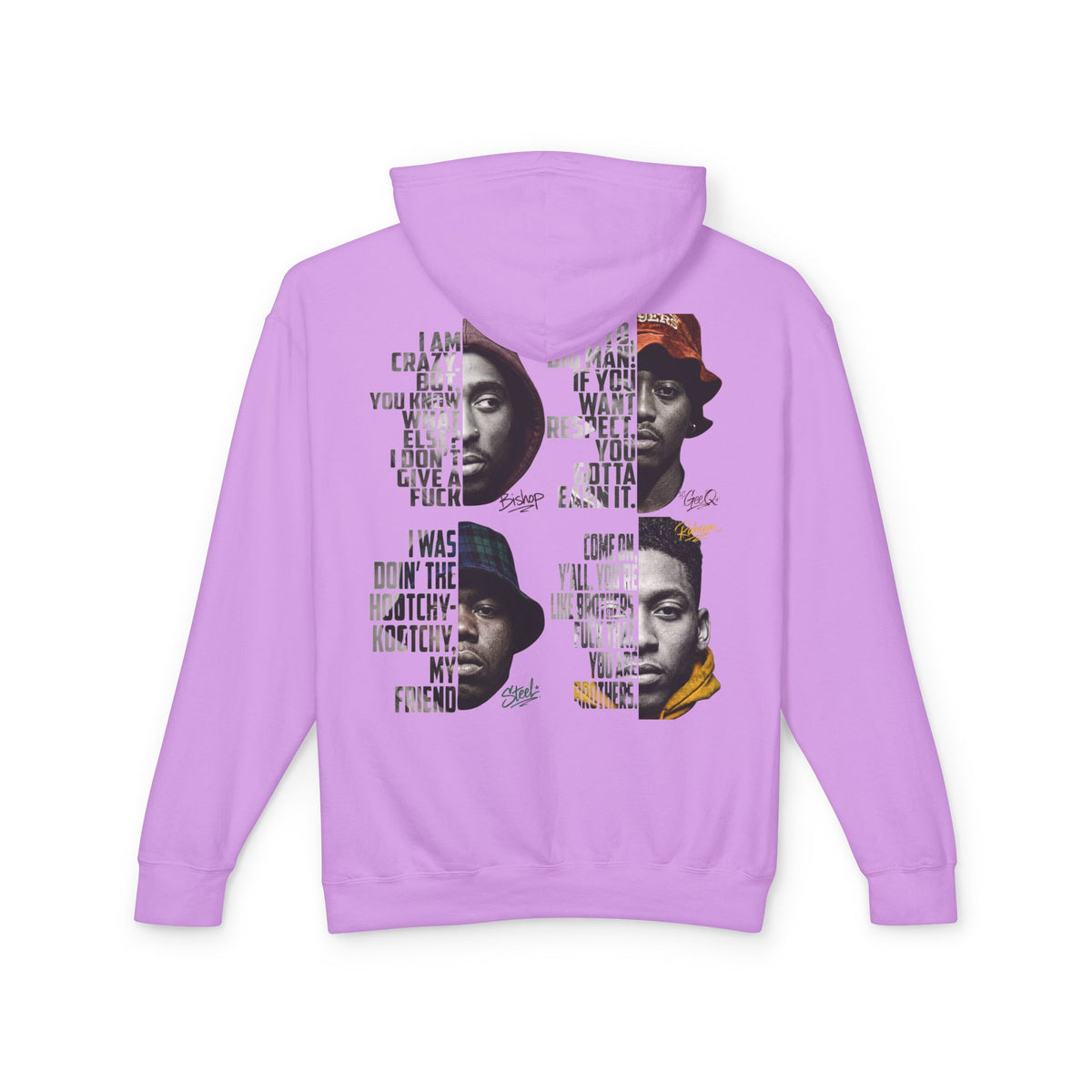 Wrecking Crew Lightweight Hoodie — 'Juice' Collage Tribute Sweatshirt