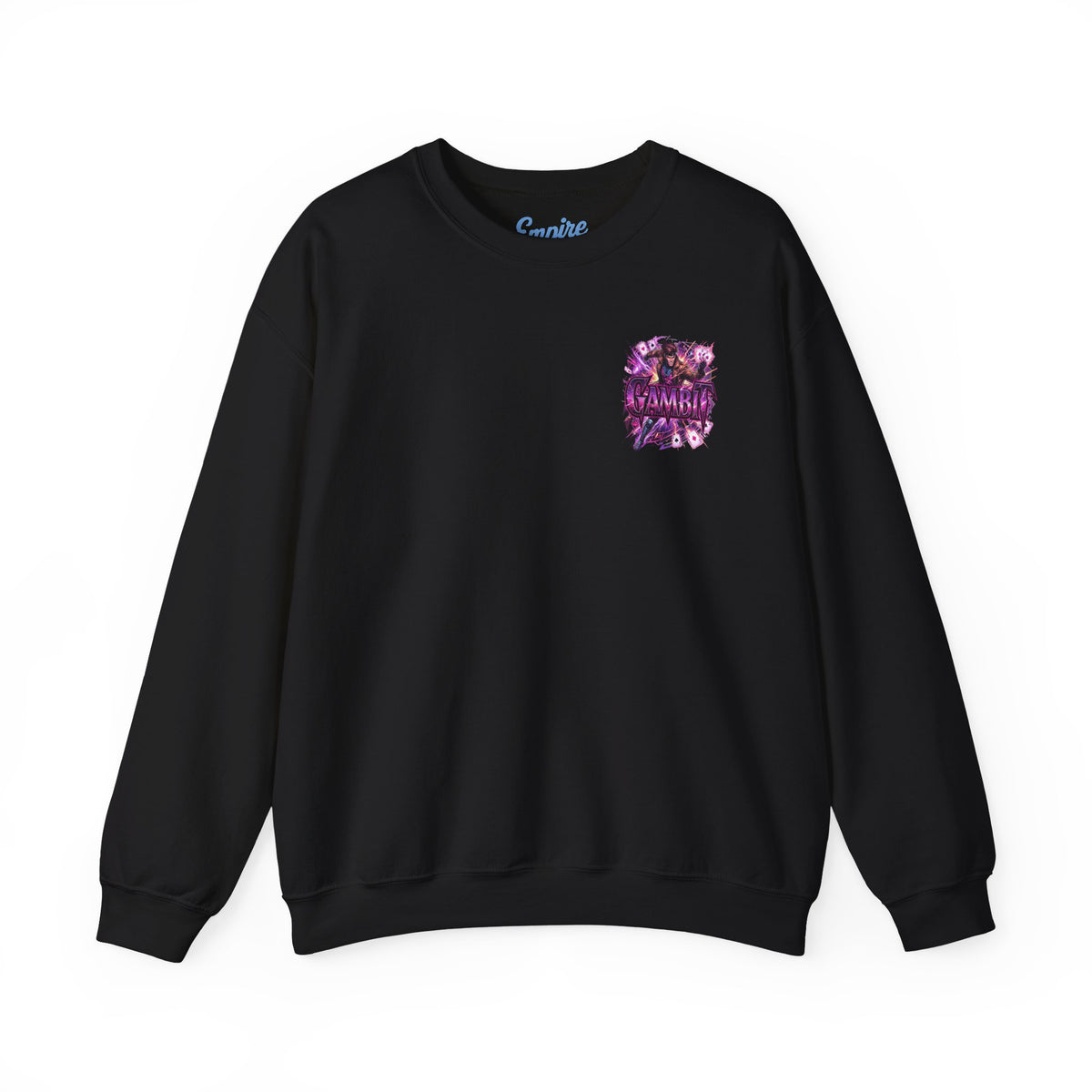 Gambit Inspired Crewneck Sweatshirt — Gambit X Men Graphic
