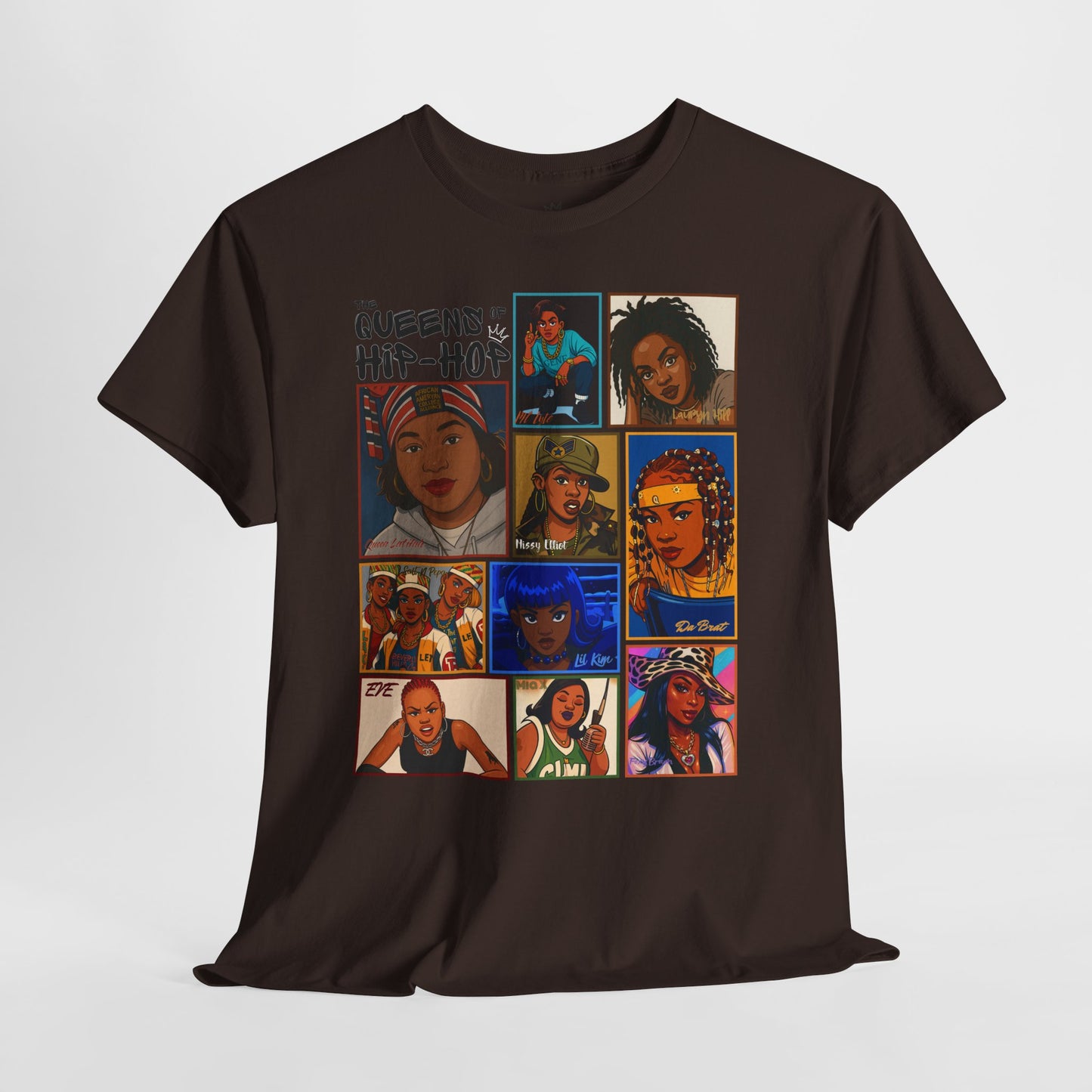 Hip-Hop Queens Tee, Unisex Cotton T-Shirt, Statement Shirt, Music Lover Gift, Casual Everyday Wear, Trendy Graphic Tee