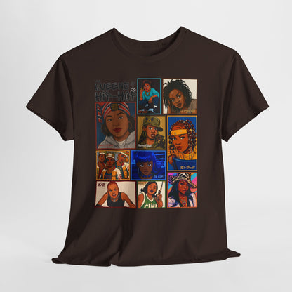 Hip-Hop Queens Tee, Unisex Cotton T-Shirt, Statement Shirt, Music Lover Gift, Casual Everyday Wear, Trendy Graphic Tee