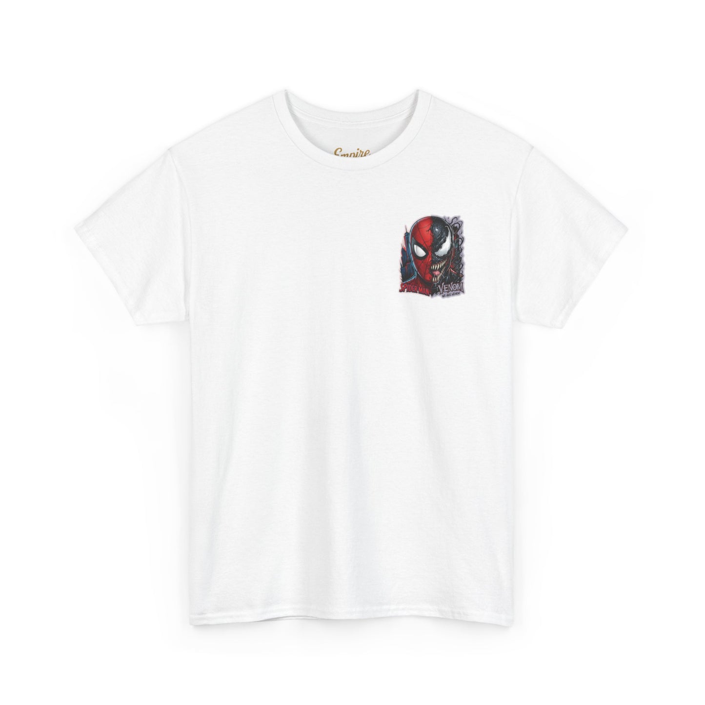 Spider-Man vs Venom Graphic Tee — Superhero Back Print