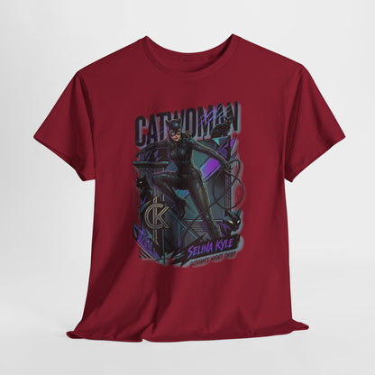 Catwoman Graphic Tee — Selina Kyle Comic Art T‑Shirt