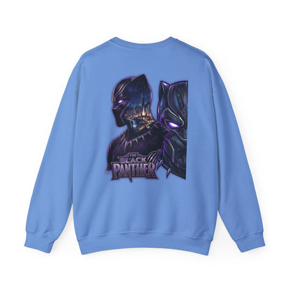 Black Panther Crewneck Sweatshirt — Marvel Black Panther Graphic