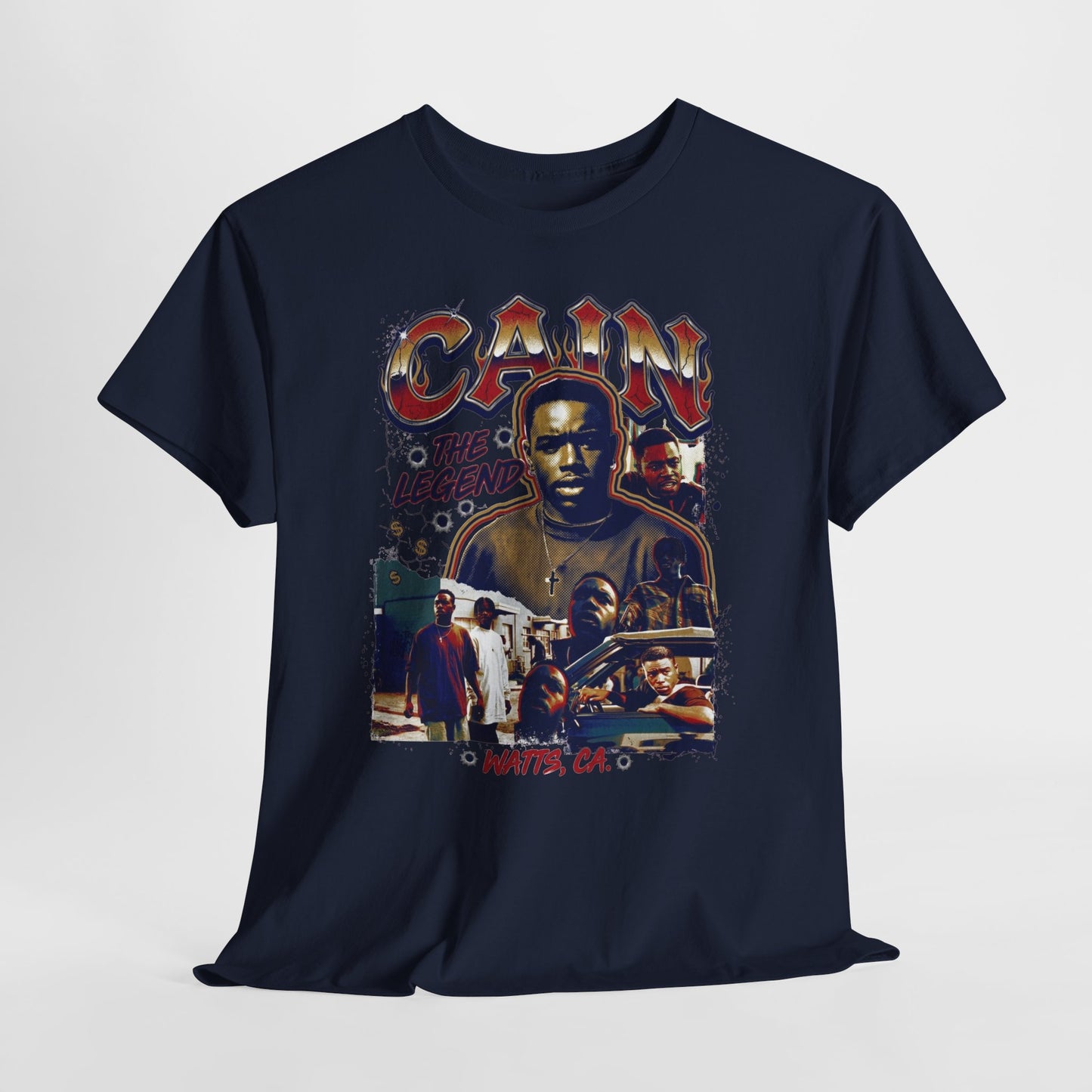 Cain "The Legend" Graphic Tee — Vintage Menace II Society T-Shirt