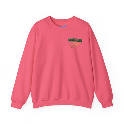 Al Bundy 'Married... Awesome Gawwwwd' Crewneck Sweatshirt