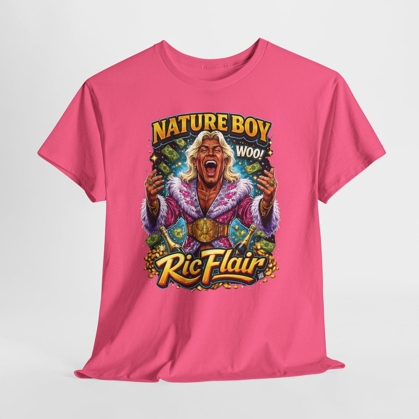 Ric Flair 'Nature Boy' Graphic Tee — Retro Wrestling Fan T-Shirt