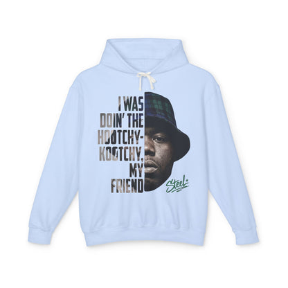 Steel "Juice" Hootchy Kootchy Hoodie – Vintage Movie Portrait Pullover