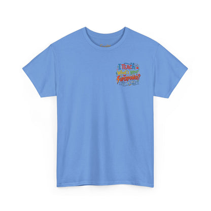 Teacher T-Shirt - "Teacher by Day, Hero by Heart" Superpower of Knowledge Tee