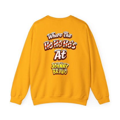 Johnny B 'Sleighin' Hearts' Crewneck Sweatshirt — Where the Ho-Ho-Ho's At
