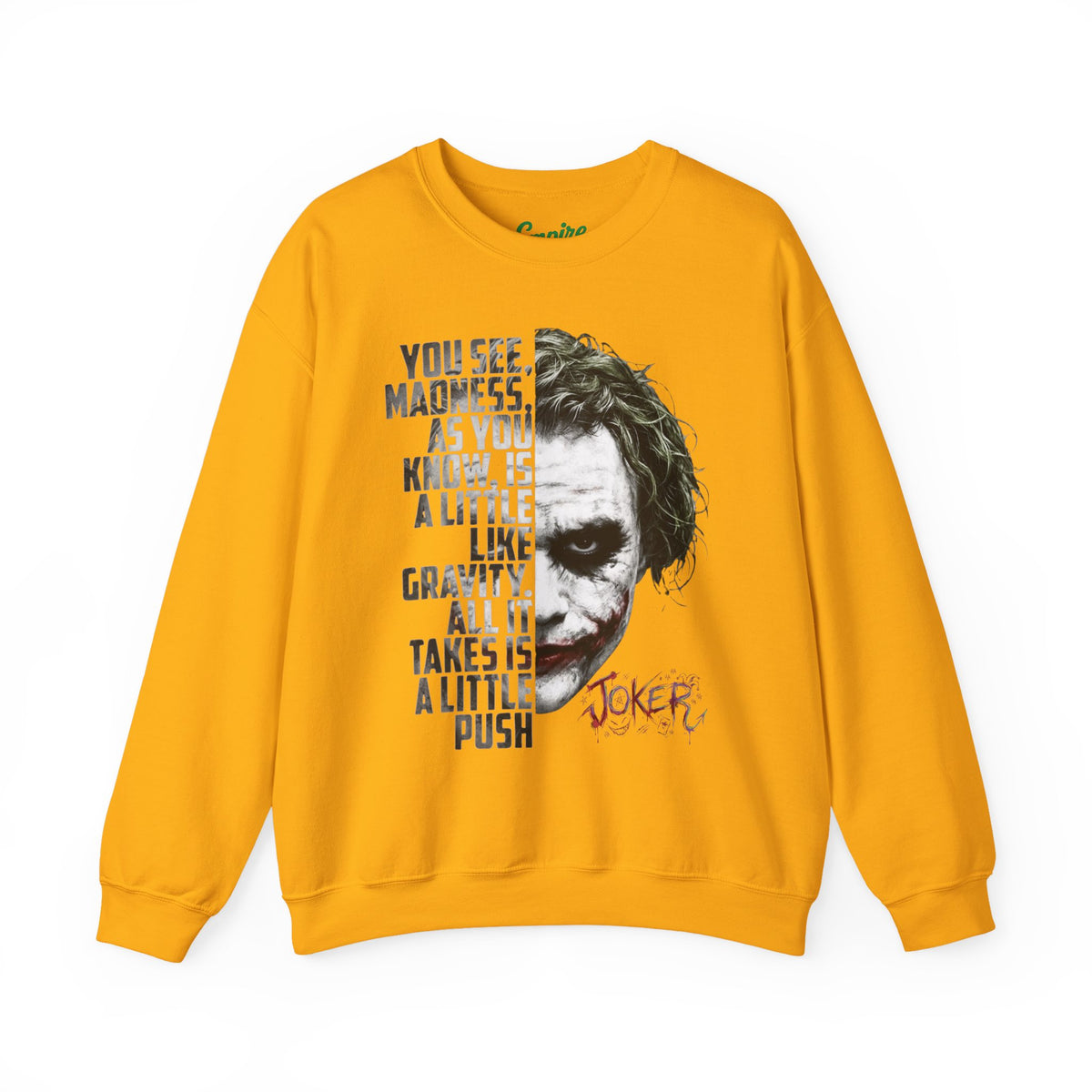 The Clown "You See Madness" Graphic Pullover Sweatshirt