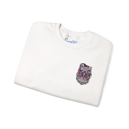 Retro Wrestling Crewneck Sweatshirt – 'The Hitman' Neon Bret Hart Graphic