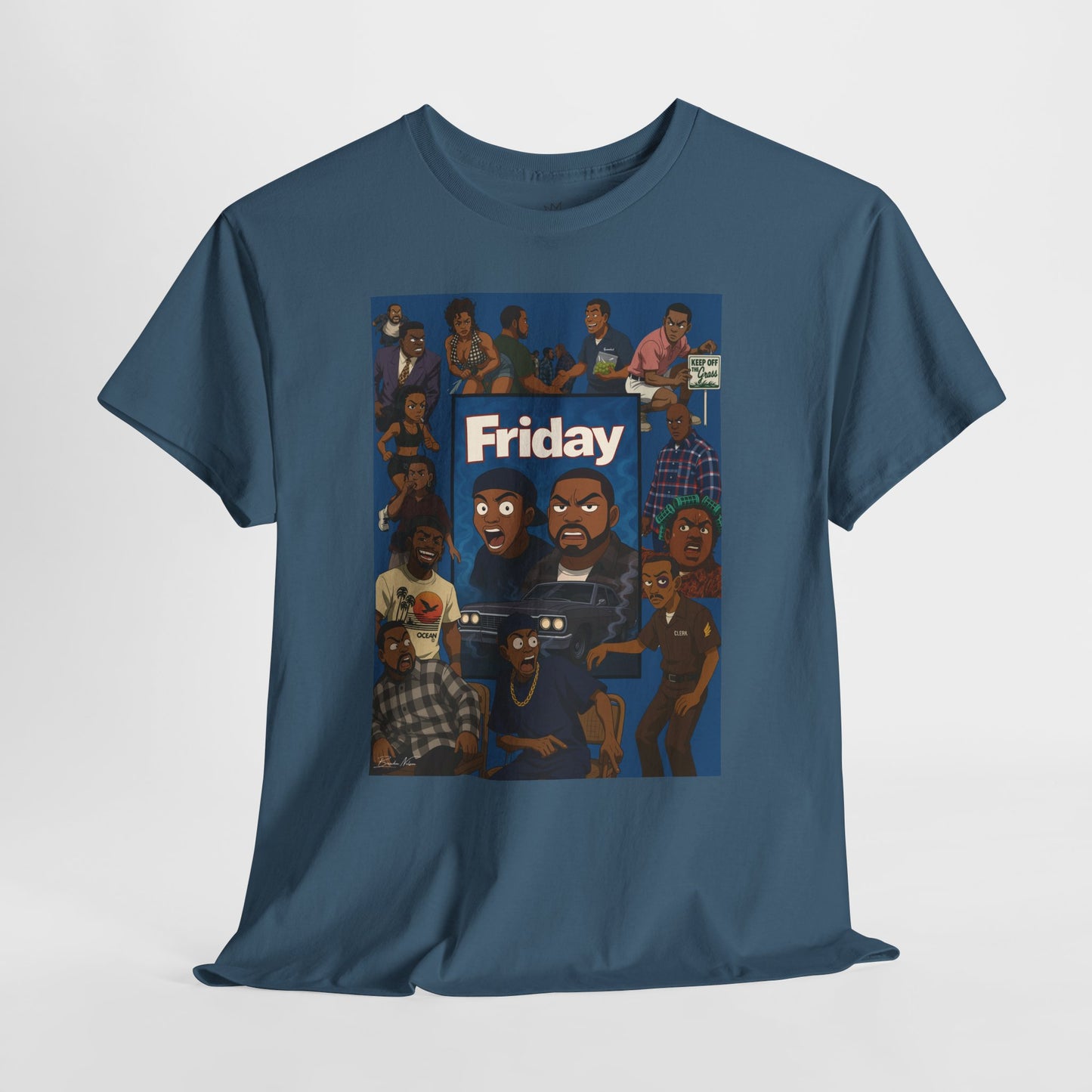 Movie 'Friday' Inspired Graphic Unisex Heavy Cotton Tee