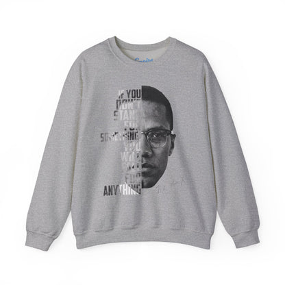 Malcolm X Quote Crewneck Sweatshirt