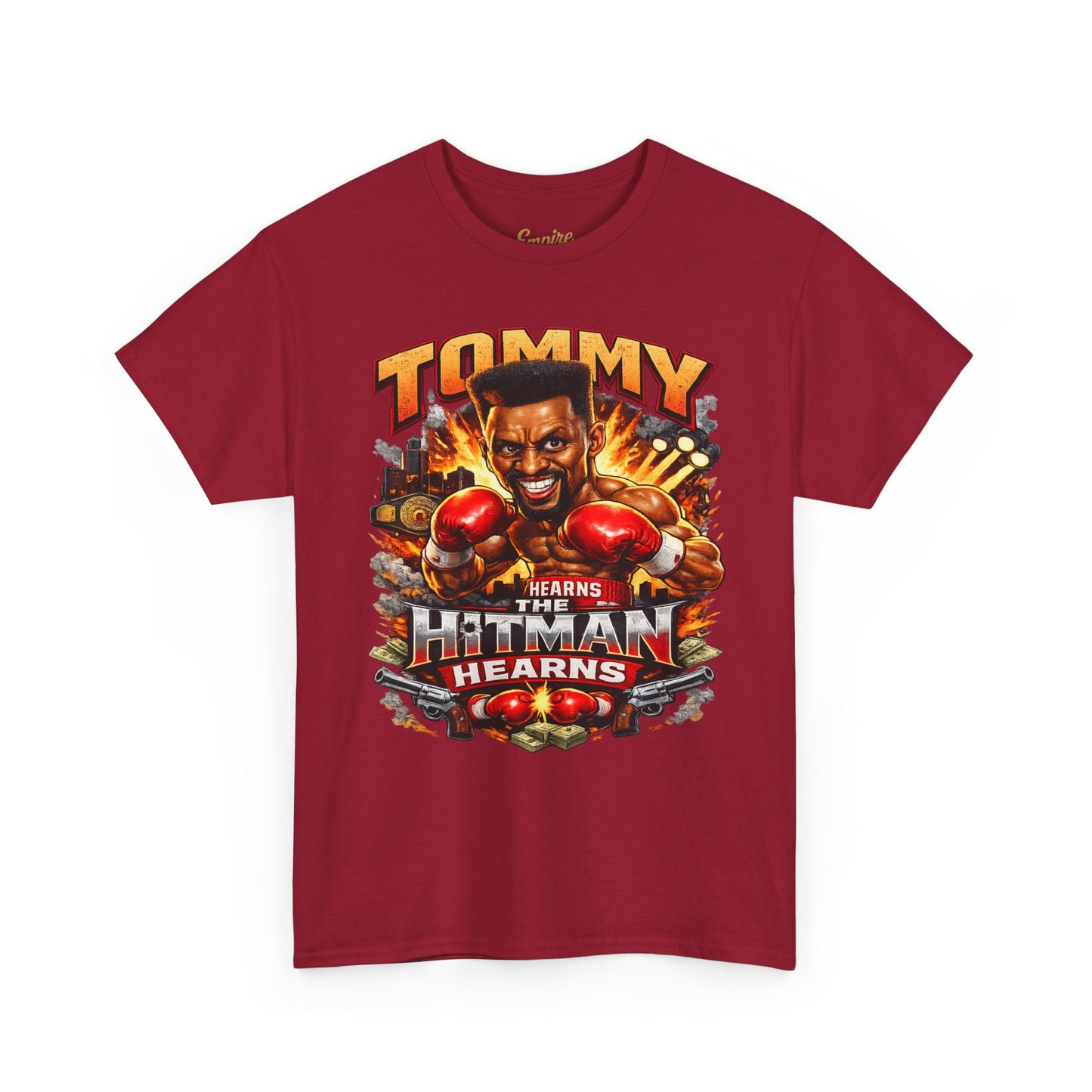 Tommy Hearns Boxing T-Shirt — Hitman Hearns Vintage Fight Graphic Tee