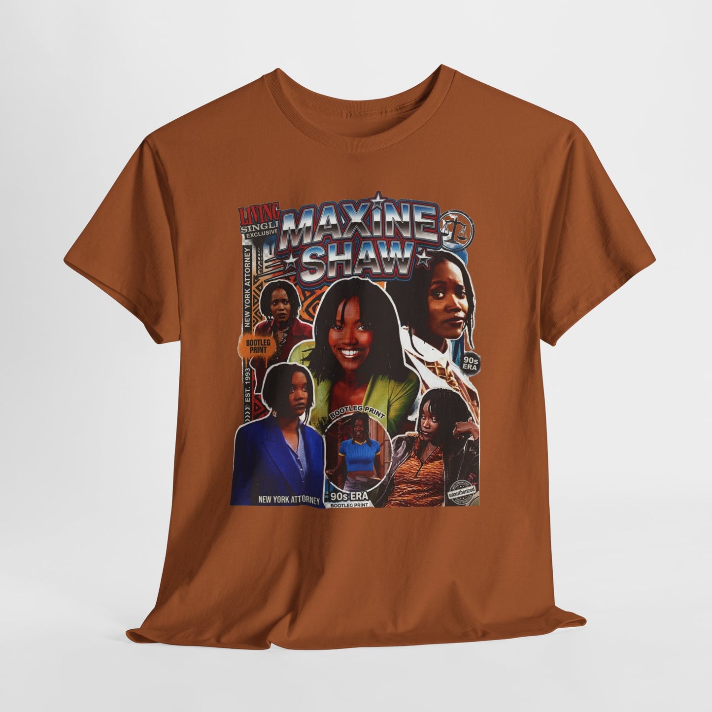 Maxine Shaw Retro Collage T‑Shirt — Vintage 90s TV Sitcom Graphic Tee