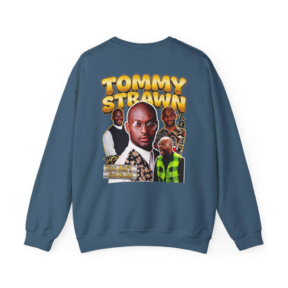 Martin Graphic Crewneck Sweatshirt — Vintage Retro Tommy Strawn Photo Collage