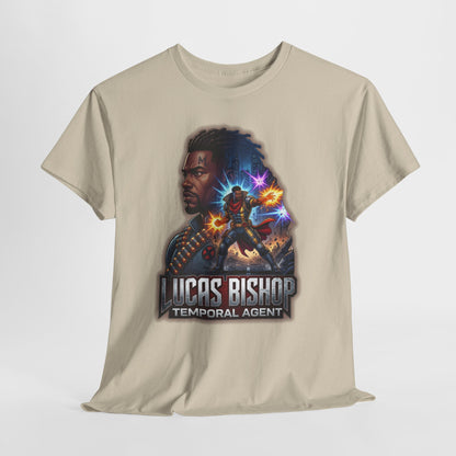 Lucas Bishop Temporal Agent T-Shirt — Retro Sci‑Fi Movie Poster Tee