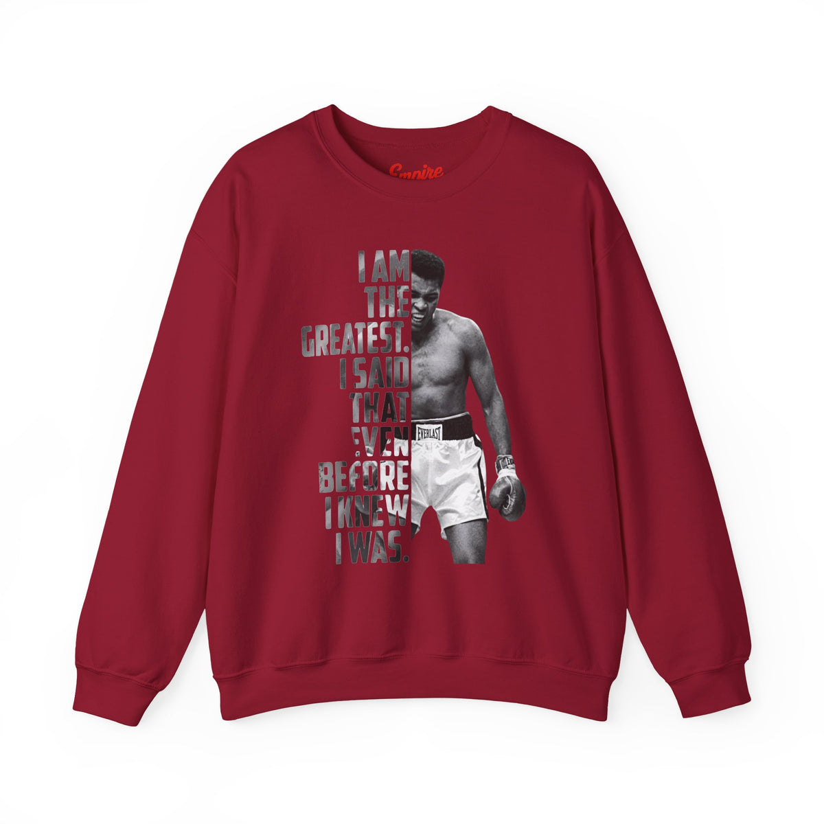 Boxing Champion 'I Am The Greatest' Crewneck Sweatshirt
