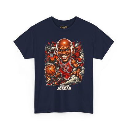 Basketball Legend T‑Shirt — 'Michael' Retro Cartoon Bulls Tee