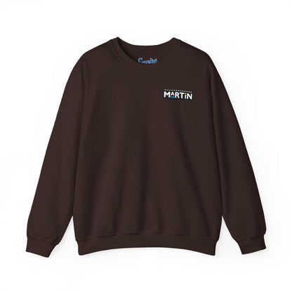 Martin Crewneck Sweatshirt — 'Legendary Characters' Retro TV Cast Graphic