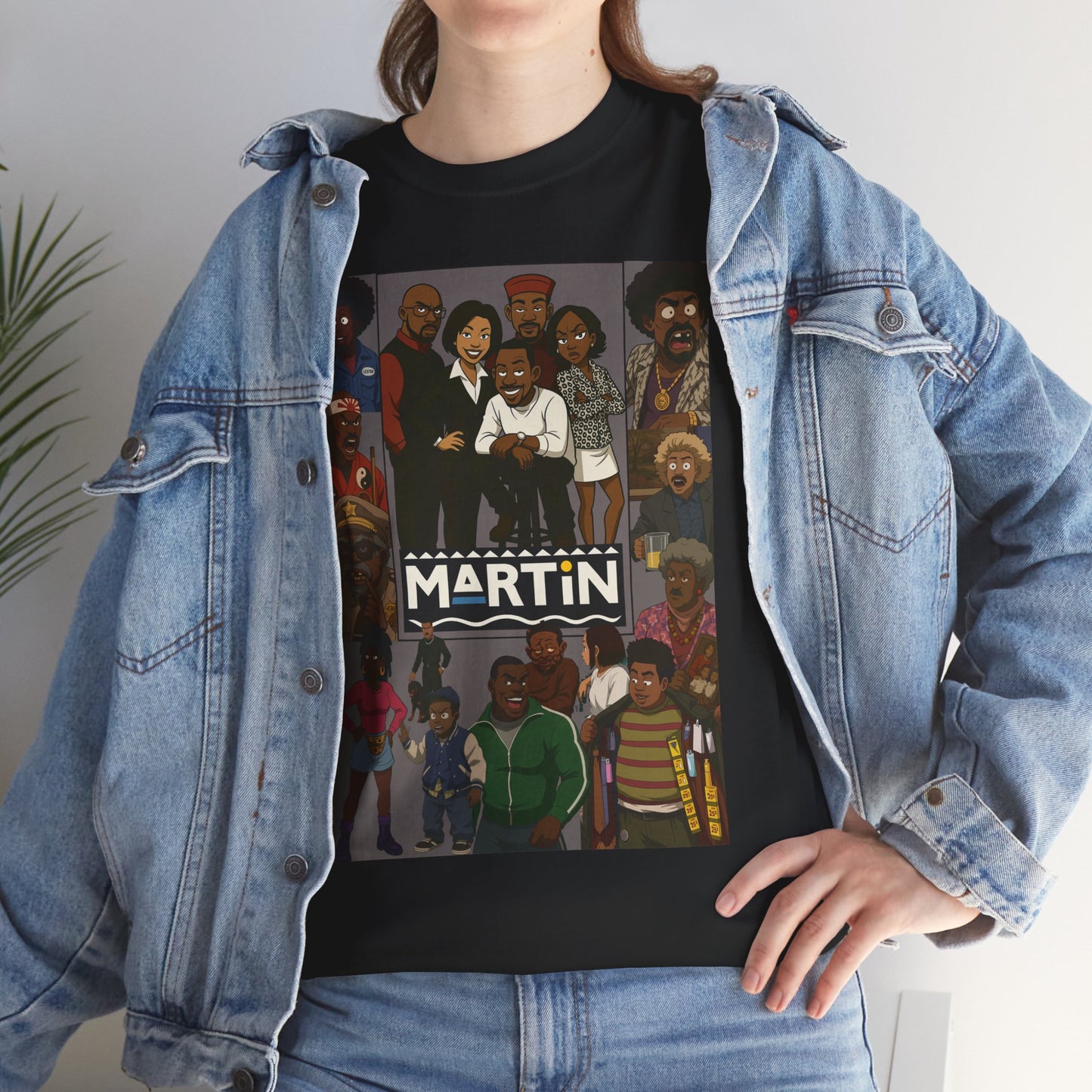 Vintage Martin T-Shirt - Unisex Heavy Cotton Tee for Nostalgic Fans