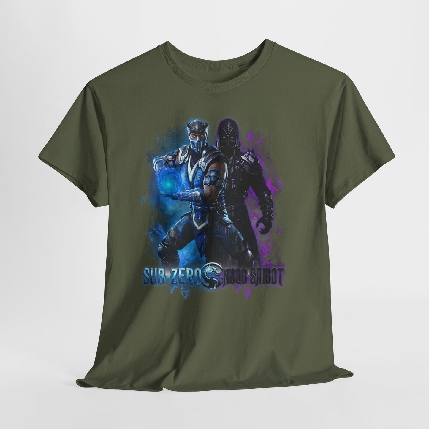 Mortal Kombat Sub-Zero & Noob Saibot Graphic Tee — Gamers' Retro Fighting Shirt