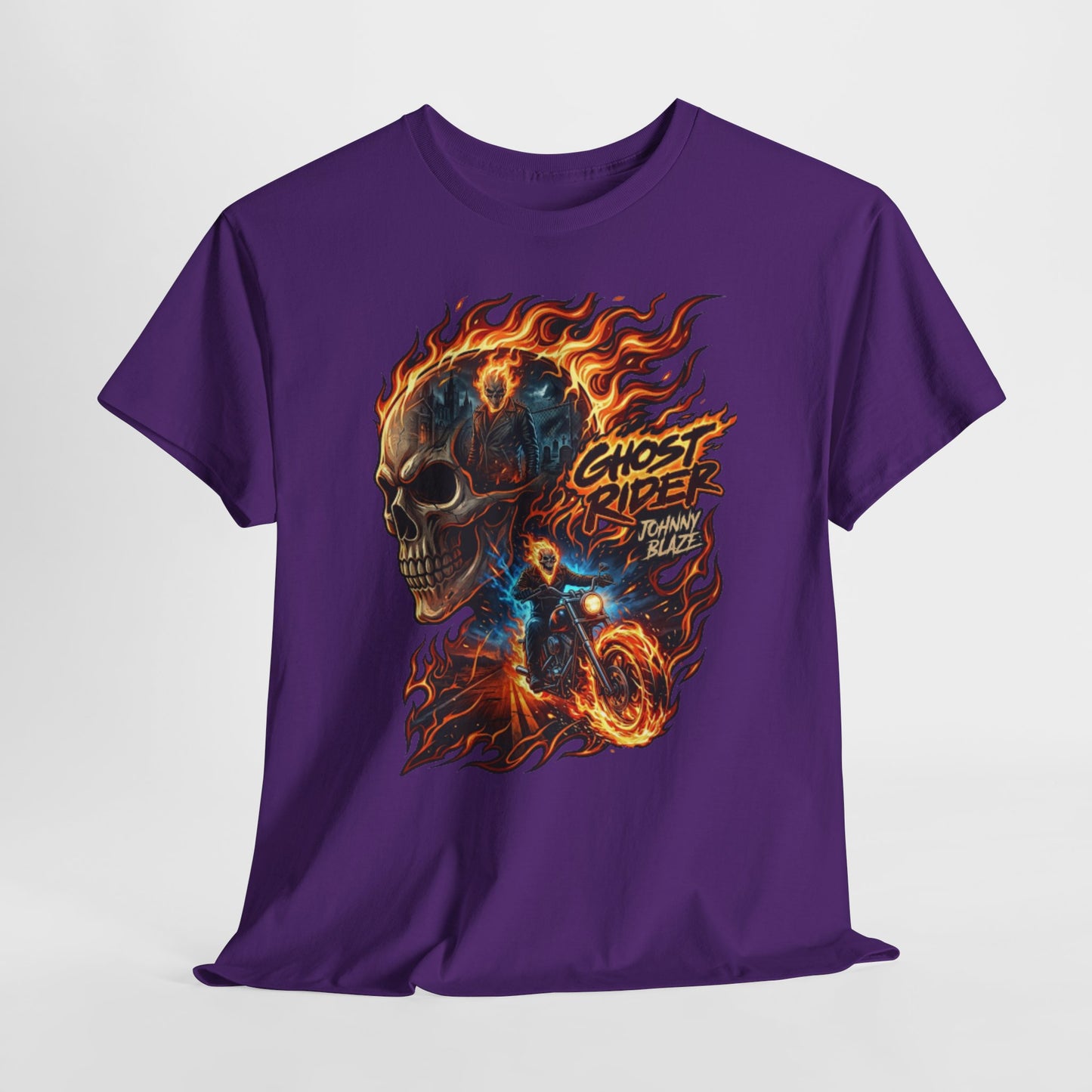 Ghost Rider Flame Skull T-Shirt