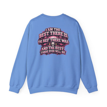 Bret Hart Crewneck Sweatshirt — "I Am The Best There Is" Retro Wrestling Pullover