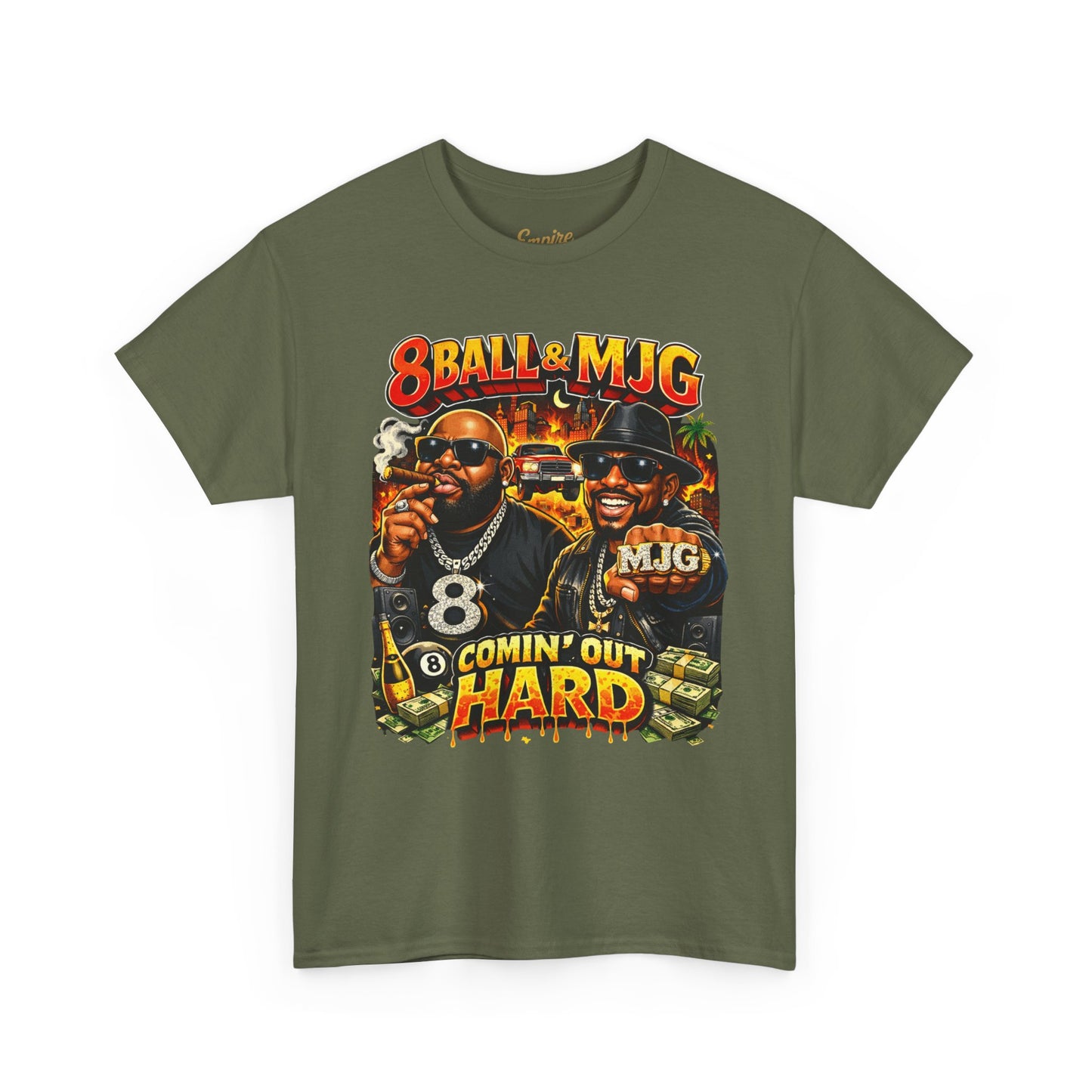 8Ball & MJG 'Comin' Out Hard' Vintage Hip-Hop Graphic Tee