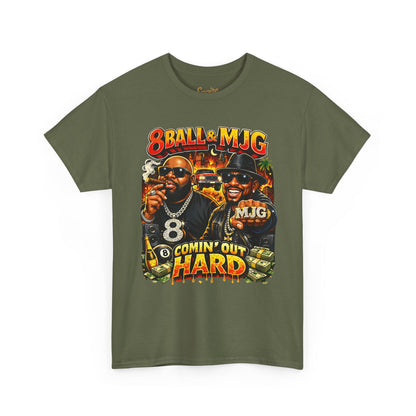8Ball & MJG 'Comin' Out Hard' Vintage Hip-Hop Graphic Tee