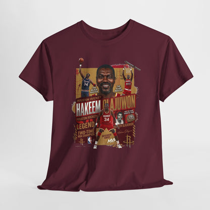 Basketball Legend Graphic Tee — Hakeem Olajuwon Tribute