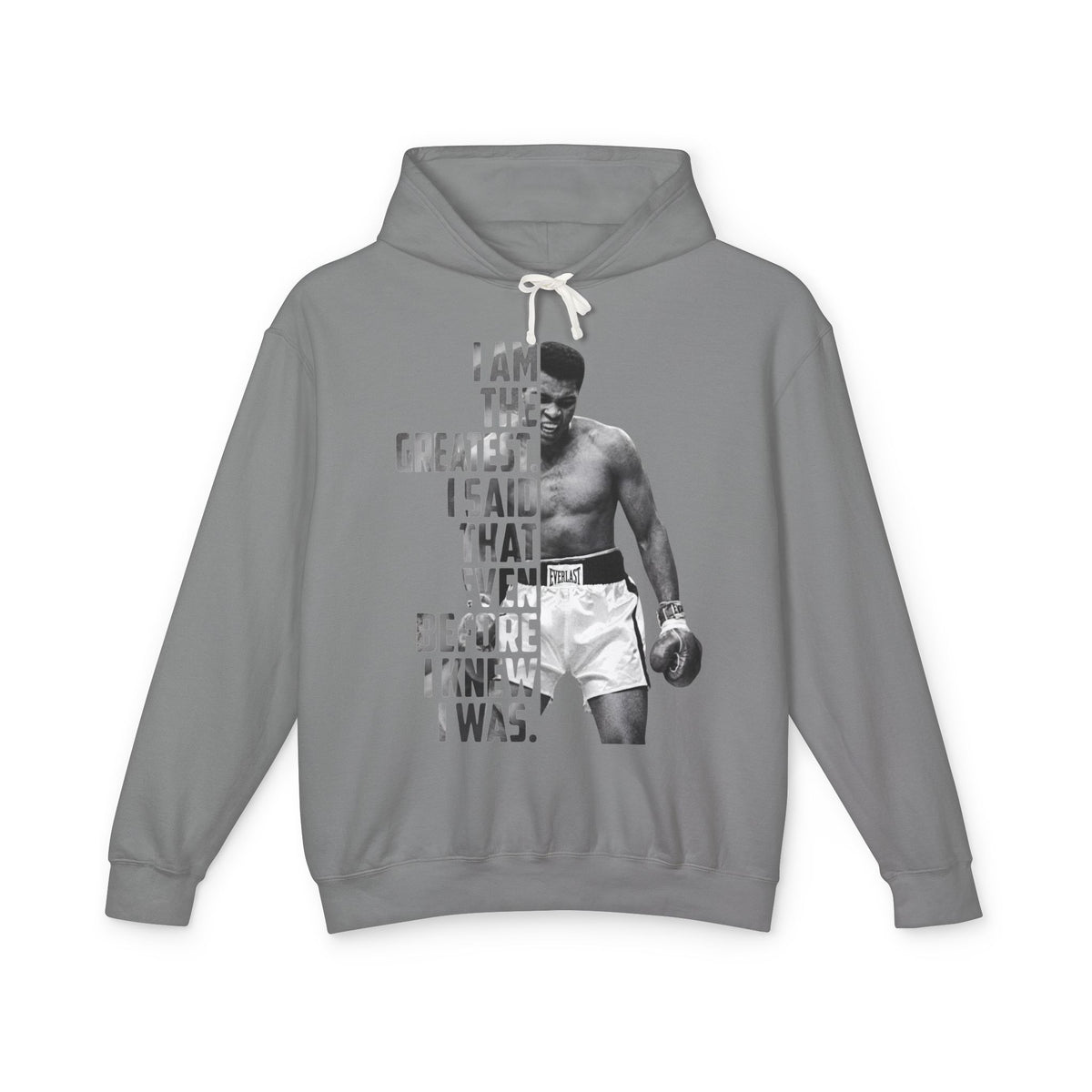 Boxing Champion 'I Am The Greatest' Hoodie - Vintage Boxing Quote Sweatshirt