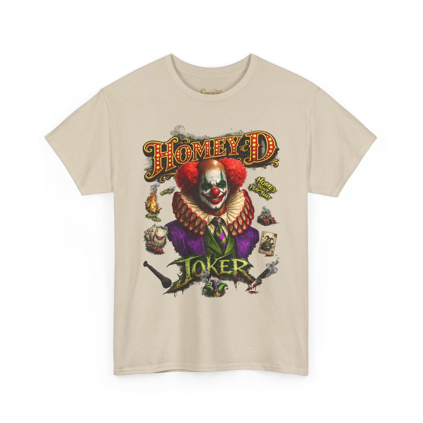 Joker Clown Tee — "Homey D" & "Homey Don’t Play That" Graphic T-Shirt