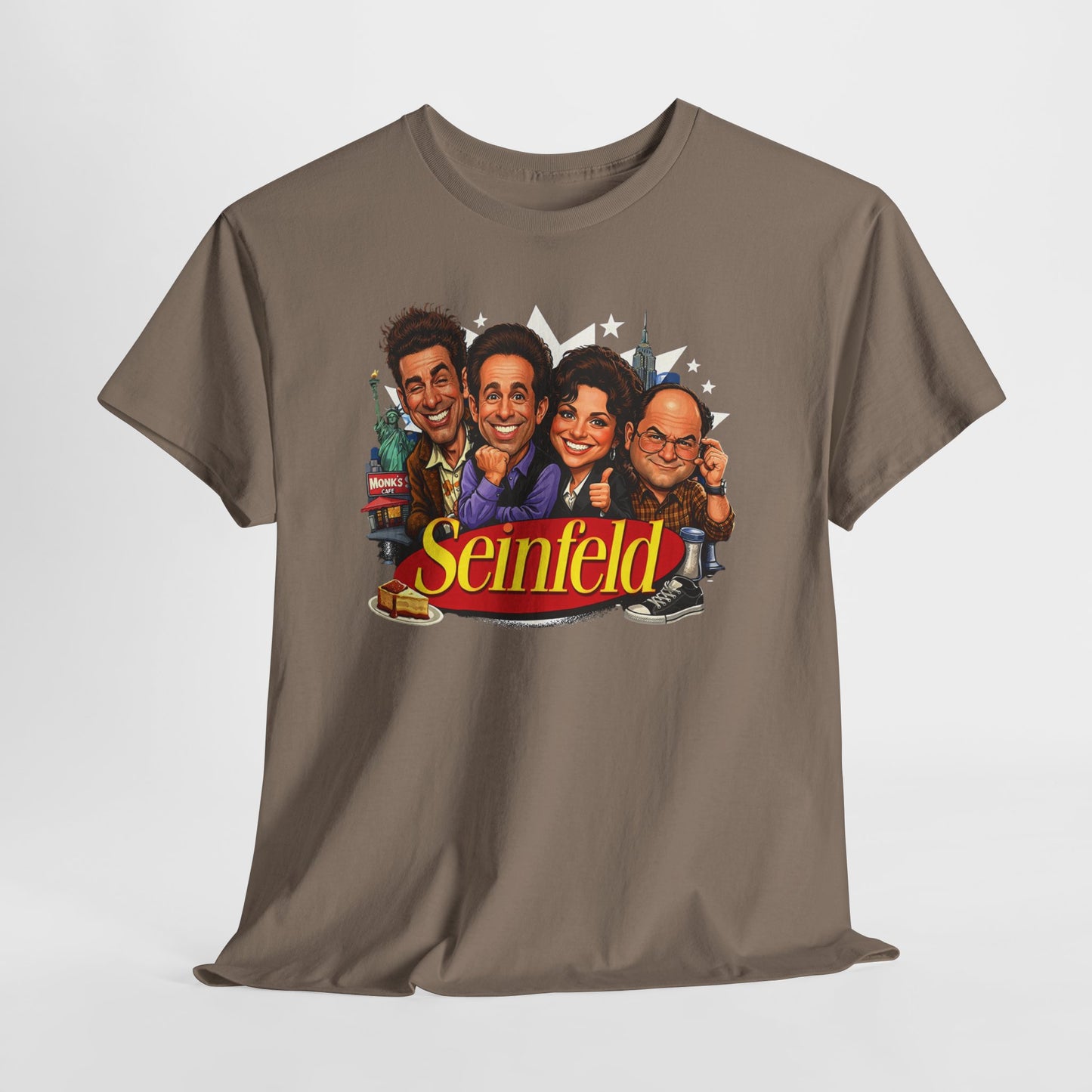 Seinfeld Cast Retro TV Logo Tee