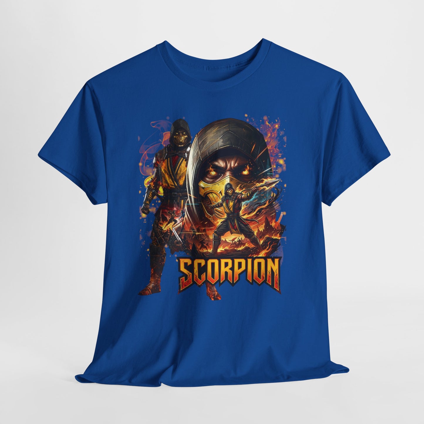 Scorpion Video Game Tee - Retro Fighter Graphic Shirt