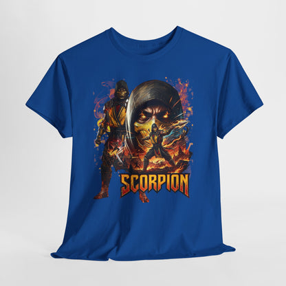 Scorpion Video Game Tee - Retro Fighter Graphic Shirt
