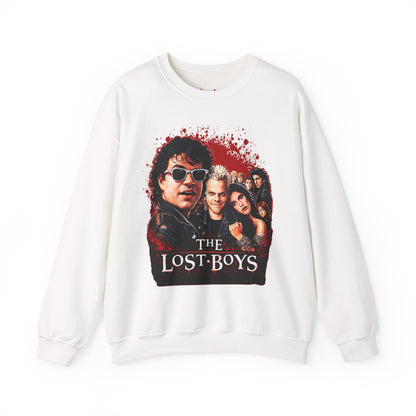 Lost Boys Crewneck Sweatshirt — Vintage Horror Movie Graphic (Welcome to Santa Carla)