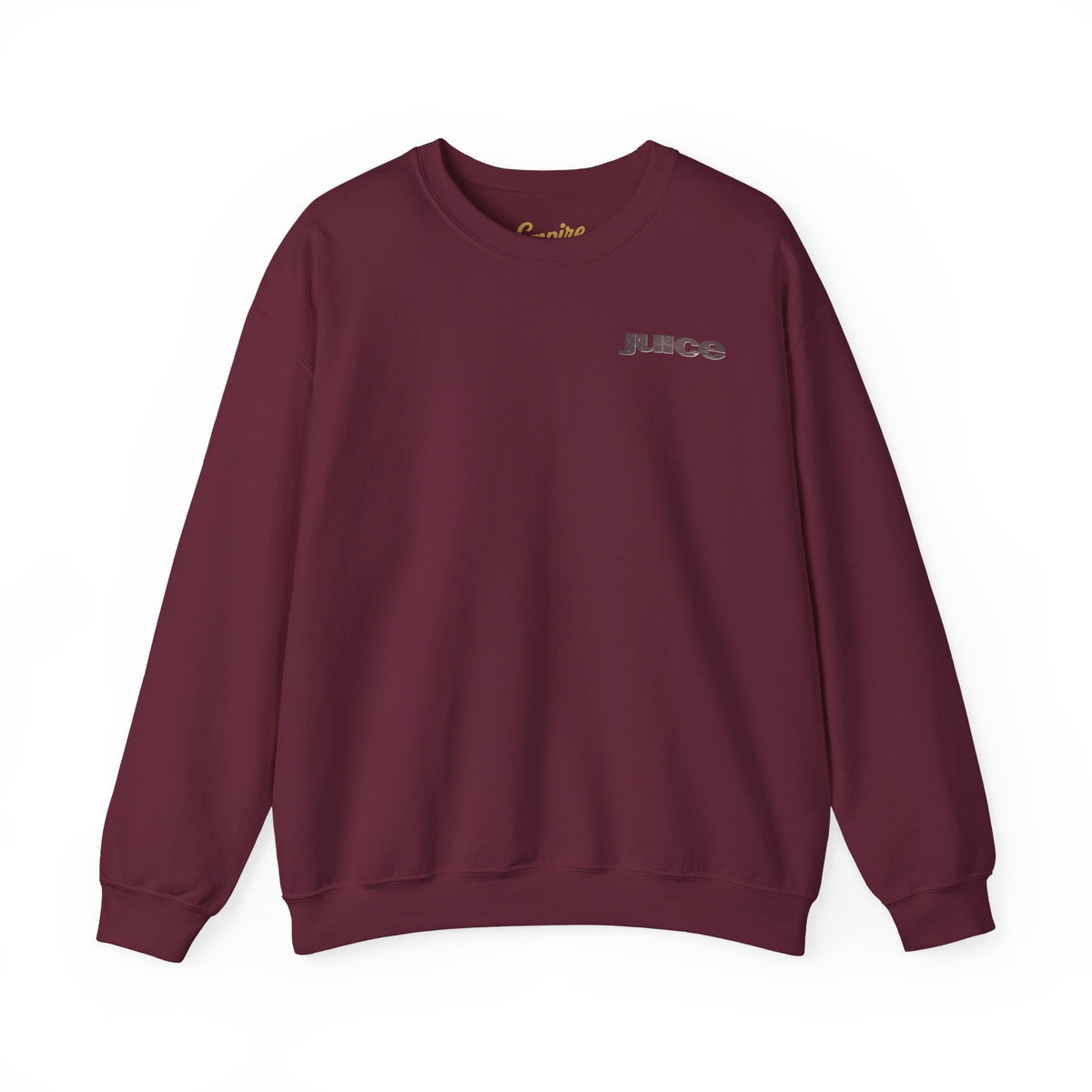 Bishop "Juice" Crewneck Sweatshirt — 'I Am Crazy But You Know What Else I Don’t Give a F**k' Graphic