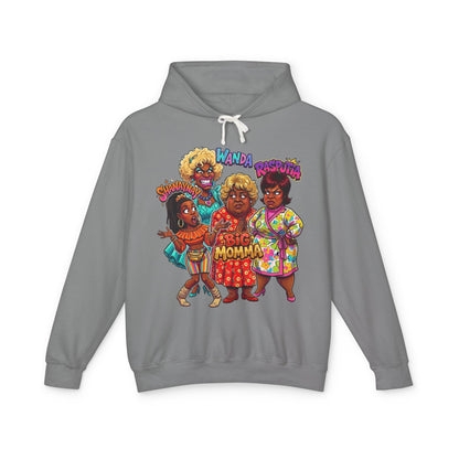 Big Momma & Nem Hooded Sweatshirt — Retro Squad Graphic Hoodie