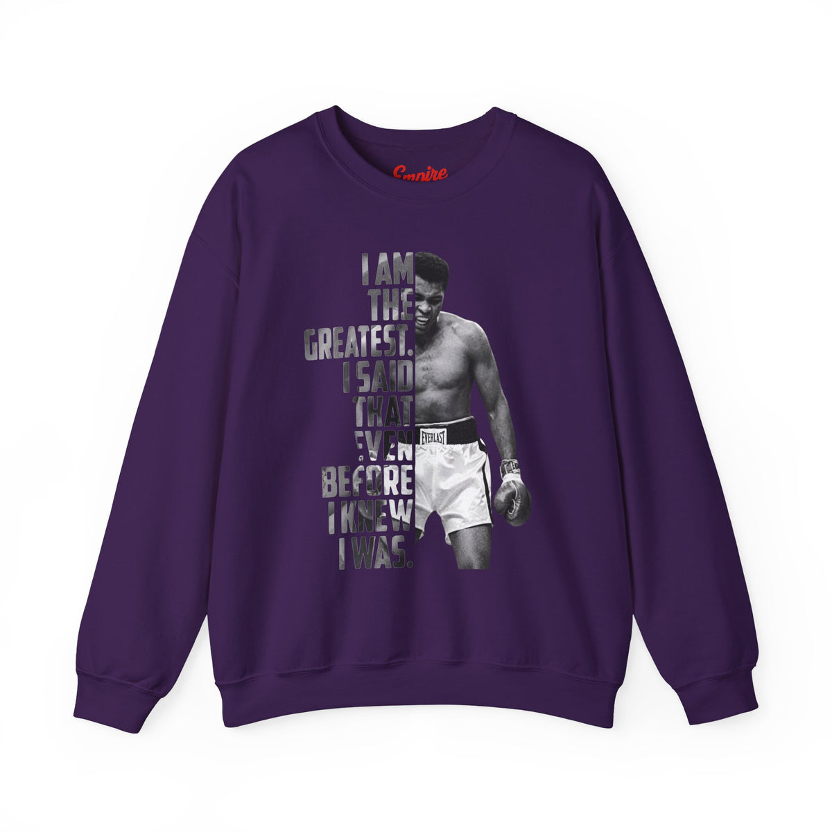 Boxing Champion 'I Am The Greatest' Crewneck Sweatshirt