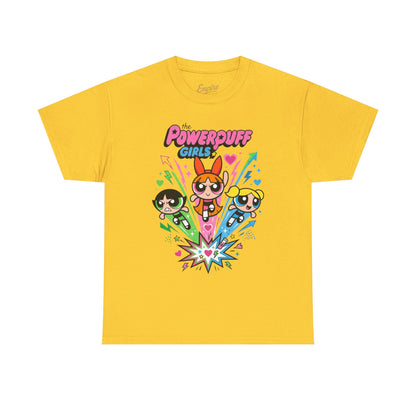 Powerpuff Girls Graphic Tee — Retro Cartoon Team Shirt