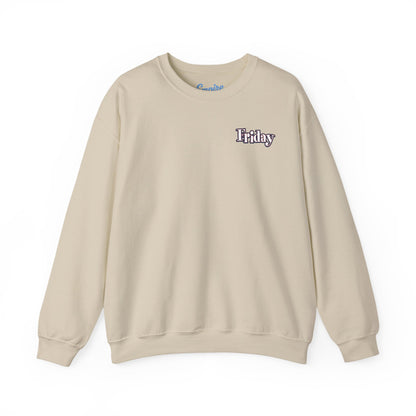 Big Worm Collage Crewneck Sweatshirt — Retro Hip‑Hop Graphic