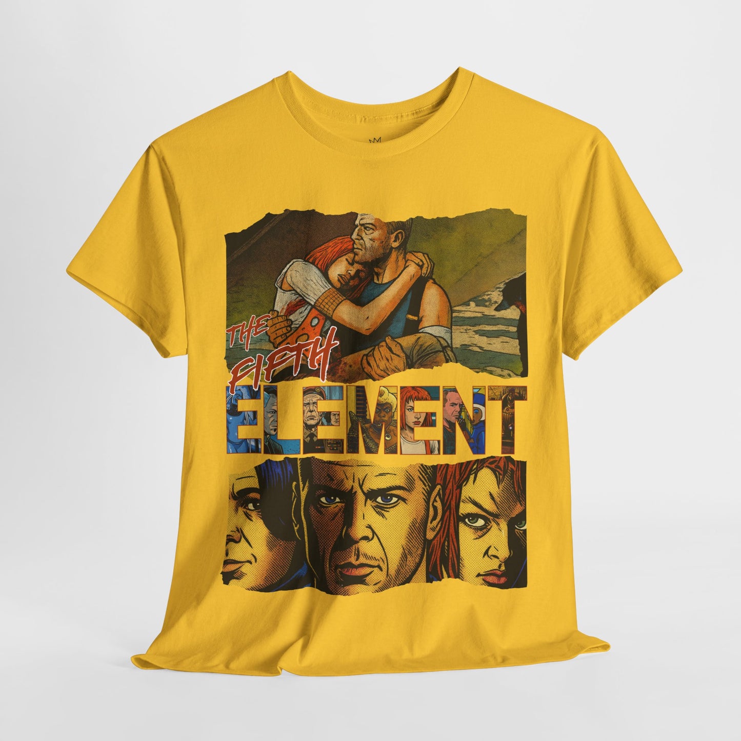 The 5th Element Design, Casual Wear for Music Lovers, Stylish Gift for Friends, Perfect for Festivals, Unisex Summer Shirt