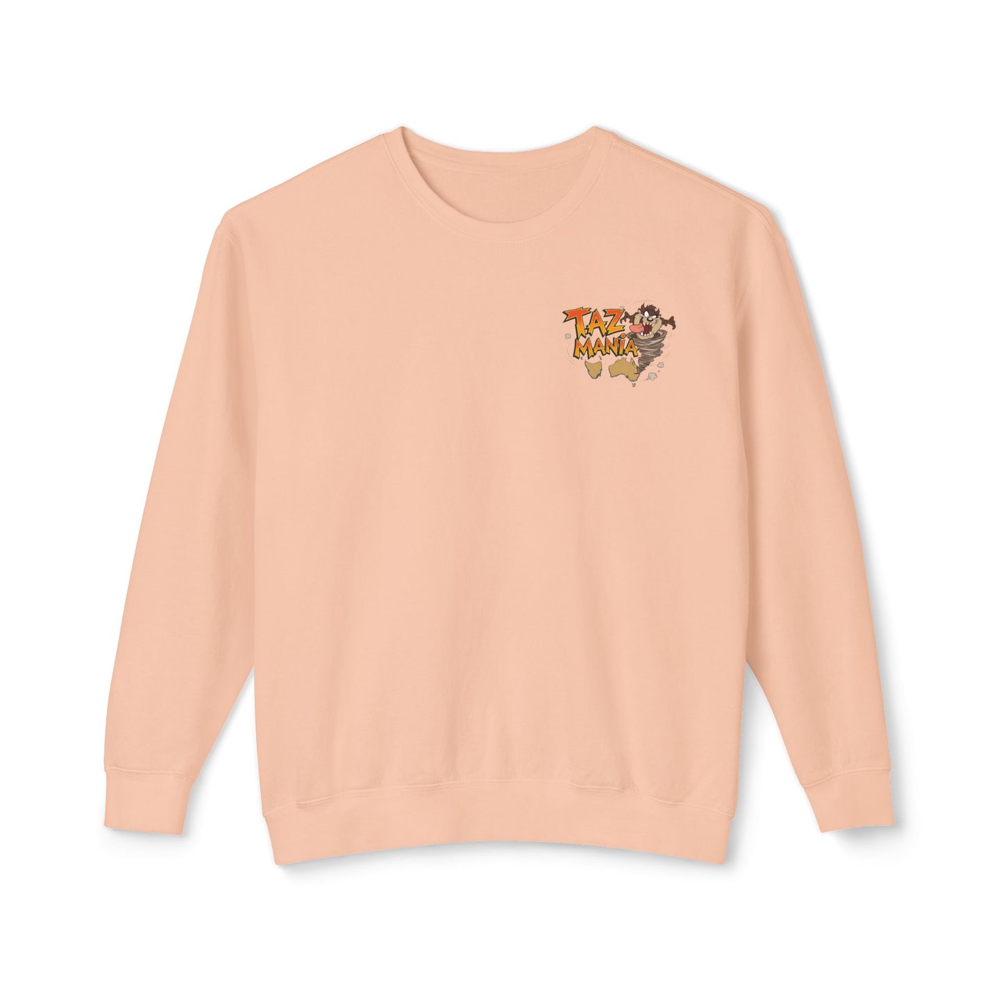 Taz Mania Crewneck Sweatshirt – Retro Cartoon Graphic Pullover